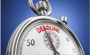 to get a deadline extension